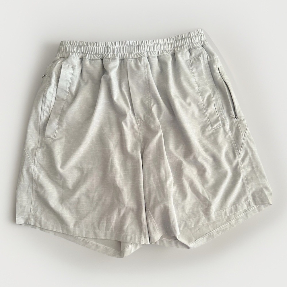 Freeballers Mens XL Gray Lined Shorts 8"‎ Inseam Birddogs Style Athletic